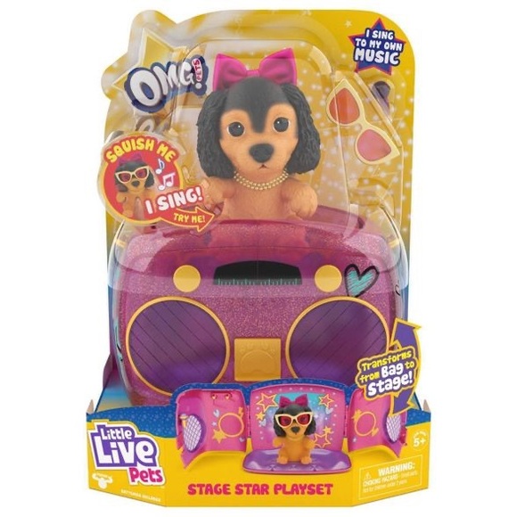 LAST ONE NIB Little Live Pets OMG Pets Have Talent - Puppy - Picture 1 of 12